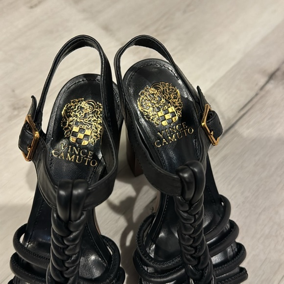Vince Camuto NWT Rohnlee Strappy Platform  Sandals in upper Nappa Leather. - Picture 9 of 10